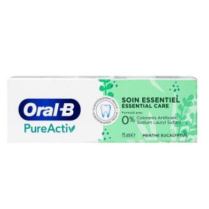 Oral-B - Dentifrice PureActiv Soin essentiel - 75 ml