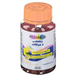 Pediakid - Oméga 3 gommes - 60 gommes