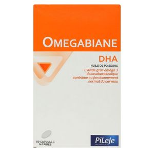Pileje - Omegabiane DHA - 80 capsules