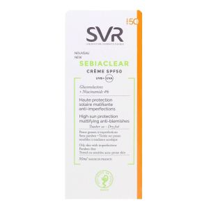 SVR - Sebiaclear crème SPF 50 - 40 ml
