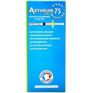 Arthrum visc sodium hyaluronate  Mono injection - 1 Seringue 75mg/3ml