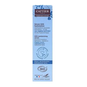 Cattier - Sérum SOS hydratation jus végétal actif bio - 30ml