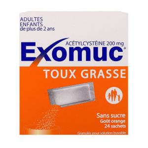 Exomuc Sans sucre - 24 sachets