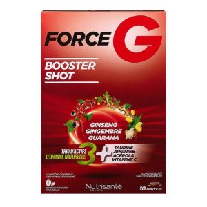 Force G - Energie immédiate - 10 ampoules