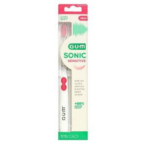 Gum -  Brosse à dents électrique à pile Sonic Sensitive