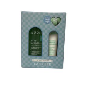 La Rosée - Duo visage peau nette recharge gel nettoyant anti-imperfections et gel crème hydratant - 400 ml et 60 ml