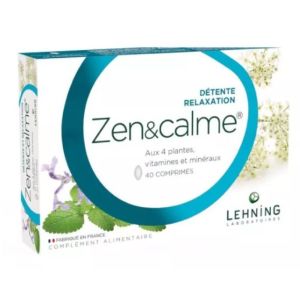 Lehning - Zen et calme détente relaxation - 40 comprimés