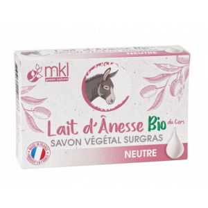 mkl Green Nature - Savon végétal surgras lait d'ânesse bio neutre - 100 g