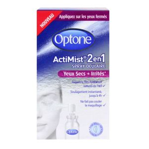 Optone - ActiMist 2en1 - Spray oculaire - 10ml