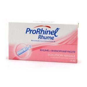 Prorhinel Rhume - Solution nasale - 20 récipients unidoses 5ml