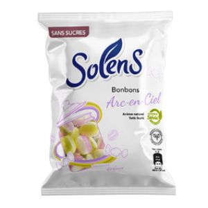 Solens - Bonbons Arc-en-Ciel Sans Sucre - 100 g