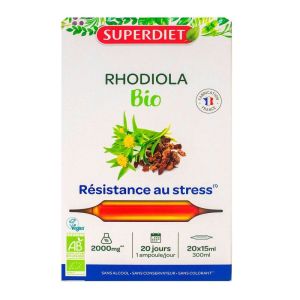 Superdiet - Rhodiola Bio - Ampoules 20x15ml