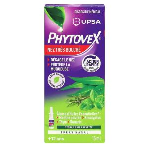 Upsa - Phytovex Spray Nez Très Bouché - 15Ml