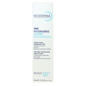 Bioderma - Hydrabio légère Crème d'eau hydratante 72H - 40ml