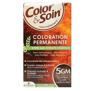 Color & Soin - Coloration Permanente - 5GM Châtain Clair Cappuccino