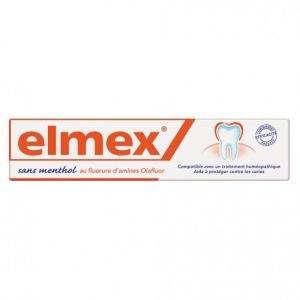 Elmex - Dentitrice Anti-Caries Sans menthol - 75ml