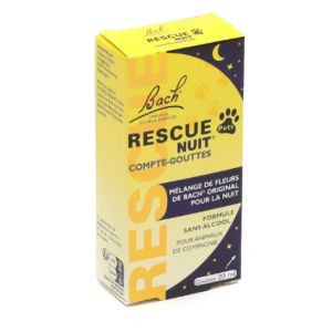 Fleurs de bach - Rescue nuit pets - Gouttes 20 mL