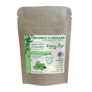 Frescoryl Nature - Dentifrice à croquer Menthe - 15 comprimés