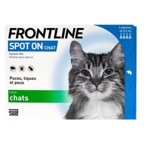 Frontline - Spot on chat pipettes - 4 pipettes
