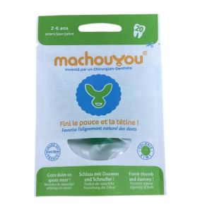 Machouyou - Fini le pouce et la tétine - couleur kiwi - 2-6 ans