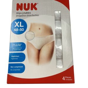 NUK - Slips Jetables Taille : XL (48-50) - 4 pièces