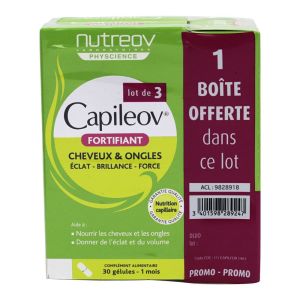 Capileov - Cheveux & ongles fortifiant 4 en 1 - 90 gélules