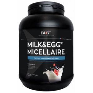 Eafit - Milk&Egg95 Micellaire maintien masse musculaire fruits rouges - 750 g