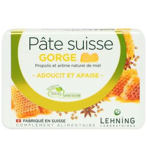 Pâte Suisse - Propolis & Miel Sans Sucre - 40 Gommes