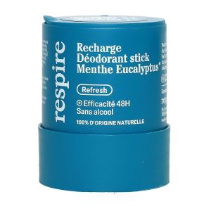 Respire - Recharge Déodorant Stick Menthe Eucalyptus 48 h - 50 g