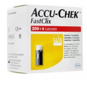 Roche - Accu-Chek FastClix Lancettes en Barillet 200+4 lancetes