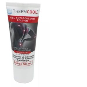 Thermcool - Anti Douleur Gel Tube Roll-on 50ml action 3 en 1