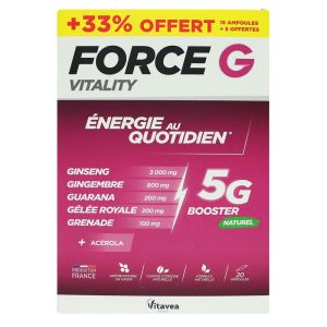 Vitavea - Force G Vitality 5G booster - 20 ampoules