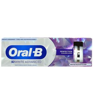 Oral-B - 3D White Advanced Luxe perfection blancheur avancée dentifrice - 75ml.