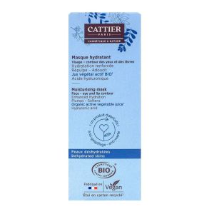 Cattier - Masque hydratant jus végétal actif bio - 50 ml