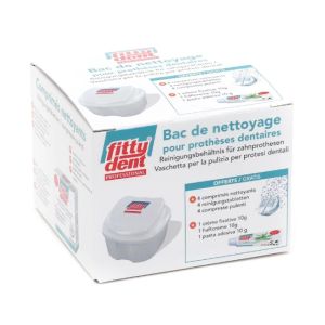 Fitty Dent - Bac de nettoyage pour prothèses dentaires