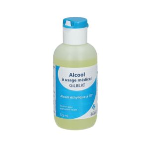 Gilbert - Alcool Ethylique à 70° Usage Médical - 125 ml