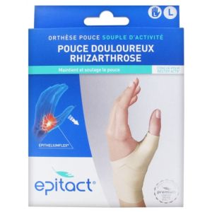 Epitact - Orthèse Pouce Rhizarthrose Main Gauche Taille L - 1 unité