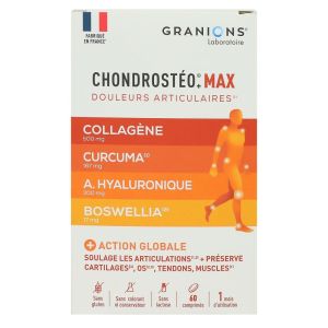 Granions - Chondrostéo+max douleurs articulaires - 60 comprimés