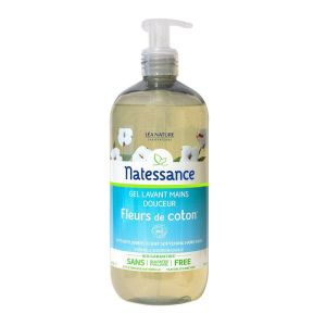 Natessance - Gel lavant mains douceur fleurs de coton - 500 ml