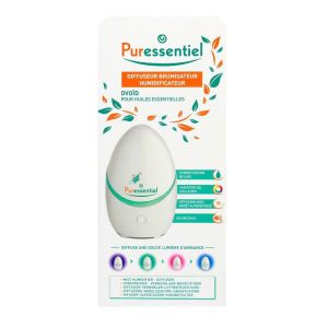 Puressentiel - Diffuseur brumisateur humidificateur Ovoïd huiles essentielles