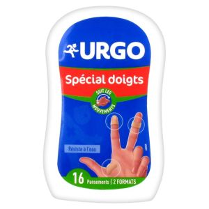 Urgo spécial doigts - 16 pansements résistant à l'eau