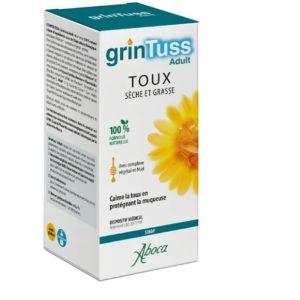 Aboca - GrinTuss Adult - Toux Sèche et Grasse - 132ml