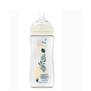 Biberon Tétine Multi-Perforée Anti-Colique 330 ML Débit 3 Bleu