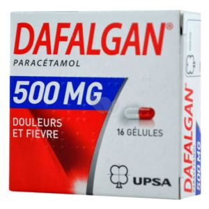 Dafalgan 500mg - 16 gélules