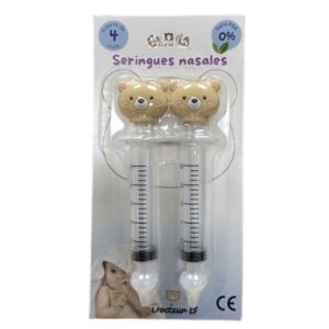 Docteur B - Seringues nasales Ourson - 2 seringues