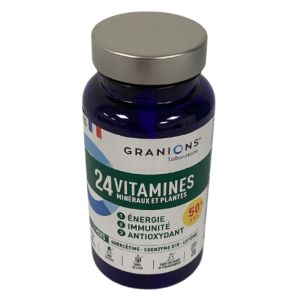 Granions - 24 vitamines minéraux et plantes 50+ - 90 comprimés