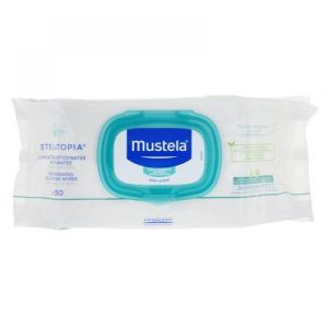 Mustela - Lingettes Stelatopia peau atopique - 50 lingettes