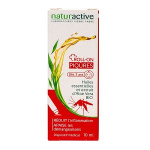 Naturactive - roll-on piqûres huiles essentielle d'aloe vera - 10ml