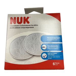NUK - Coussinets d'Allaitement Lavables - 6 Coussinets