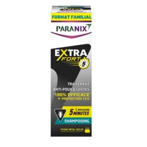 Paramix - Shampooing traitement anti-poux et lentes extra fort - 300ml